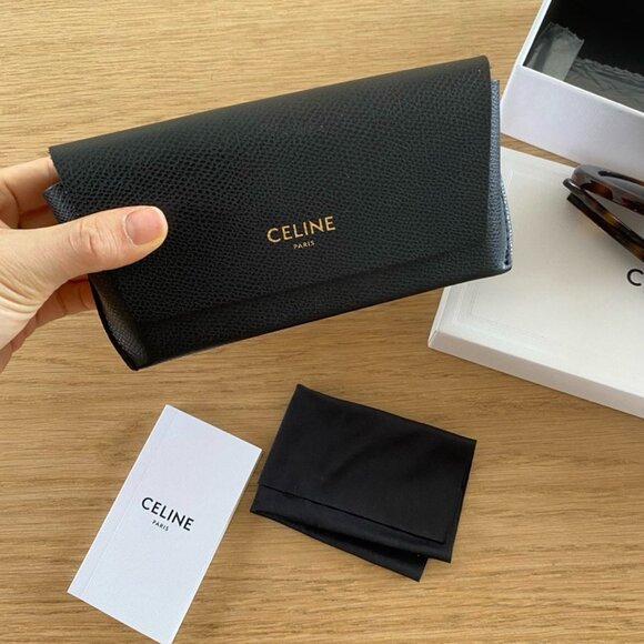 Celine Brown Triomphe 01 Oval Sunglasses - Picture 4 of 6